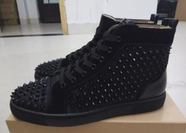 оптовая красный подошвы мужчины женщины red bottom мода кроссовки black sand net с шипы high top узелок мужская марка комфортные повседневна
оптовая красный подошвы мужчины женщины red bottom мода кроссовки black sand net с шипы high top узелок мужская марка комфортные повседневна