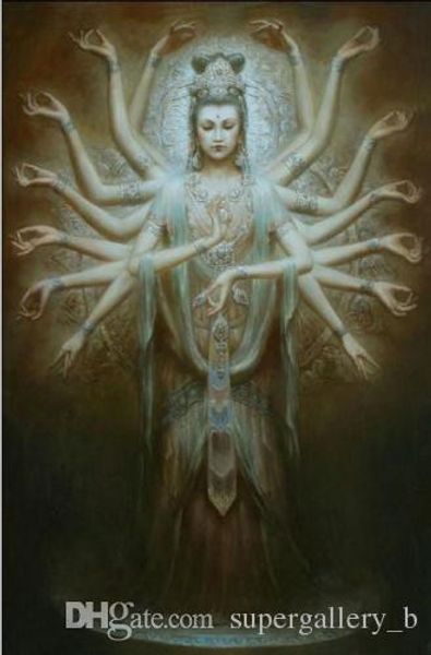 dunhuang fairy kwan-yin avalokitesvara thousands hands guanyin handpainted oil painting wall art home decor on canvas p121
dunhuang fairy kwan-yin avalokitesvara thousands hands guanyin handpainted oil painting wall art home decor on canvas p121