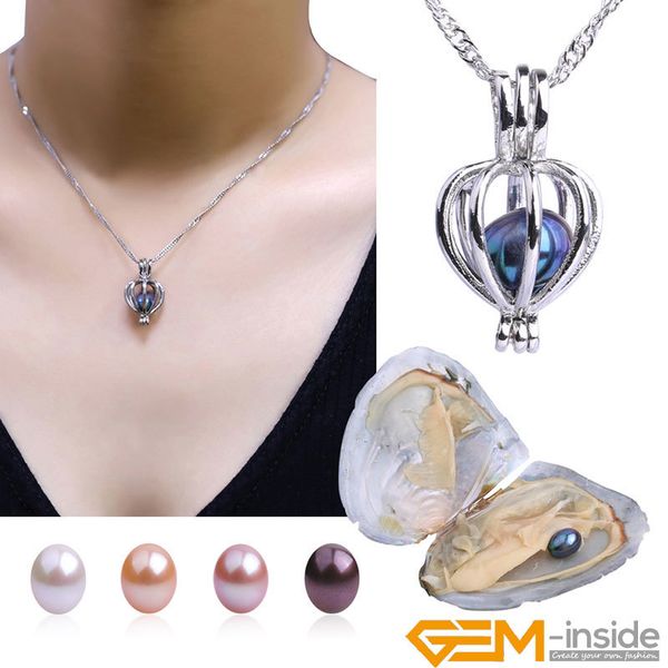 natural freshwater cultured pearl in oyster with 6-7mm rice love pearl kit heart cage vacuum-packed birthday christmas gift, Silver
natural freshwater cultured pearl in oyster with 6-7mm rice love pearl kit heart cage vacuum-packed birthday christmas gift, Silver