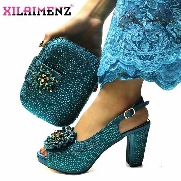 italian new design matching shoes and bag set in teal color comfortable heels lady shoes and bag for party, Black 
italian new design matching shoes and bag set in teal color comfortable heels lady shoes and bag for party, Black