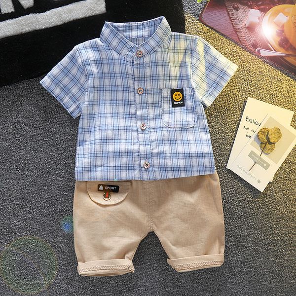 лето младенца девушки мальчика одежды рубашки брюки 2pcs / наборы джентльмен стиль kid прекрасный плед отворотом младенца повседневные костю, White
лето младенца девушки мальчика одежды рубашки брюки 2pcs / наборы джентльмен стиль kid прекрасный плед отворотом младенца повседневные костю, White