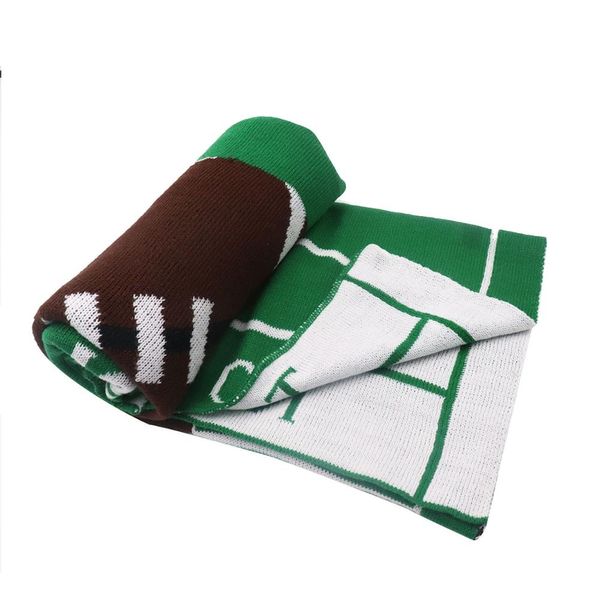

10pcs RTS Ruffle Minky Green Football Blankets Cotton Quilt Leopard Soft Monogrammable Blanket DOM1091483