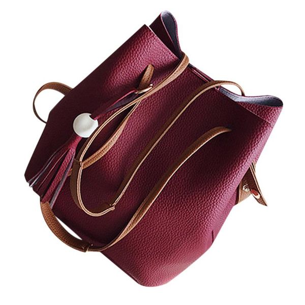 coneed messenger bags pu leather large capacity woman trendy tassels bucket bag ladies card bag handbag four sets shoulder 2
coneed messenger bags pu leather large capacity woman trendy tassels bucket bag ladies card bag handbag four sets shoulder 2