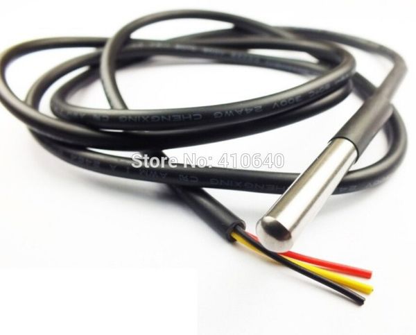 good quality waterproof ds18b20 temperature probe temperature sensor stainless steel shell 6x50mm cable length 1m
good quality waterproof ds18b20 temperature probe temperature sensor stainless steel shell 6x50mm cable length 1m