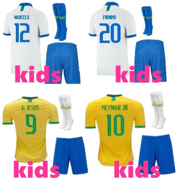2019 copa america brazil kids kits soccer jersey 19/20 paulinho g.jesus p.coutinho d.costa willian child shirts football jersey, Black
2019 copa america brazil kids kits soccer jersey 19/20 paulinho g.jesus p.coutinho d.costa willian child shirts football jersey, Black
