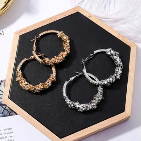cool wind metallic paillette female korean individual character joker hipster temperament hoop earrings for women, Golden
cool wind metallic paillette female korean individual character joker hipster temperament hoop earrings for women, Golden