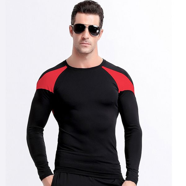 new gym shirt running fitness quick dry running t-shirts sport compression shirt soccer jerseys long sleeve rashgard t-shirt men, Black;blue
new gym shirt running fitness quick dry running t-shirts sport compression shirt soccer jerseys long sleeve rashgard t-shirt men, Black;blue