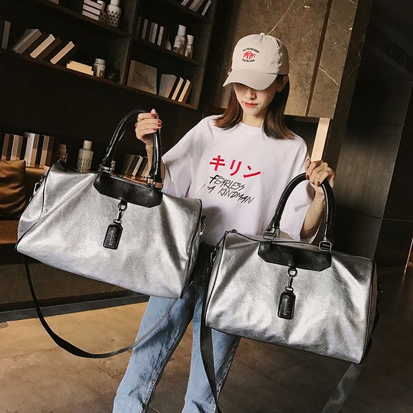 travel bag ladies pu leather korean version of the large bag casual handbags lightweight fitness trend wild color fashion
travel bag ladies pu leather korean version of the large bag casual handbags lightweight fitness trend wild color fashion