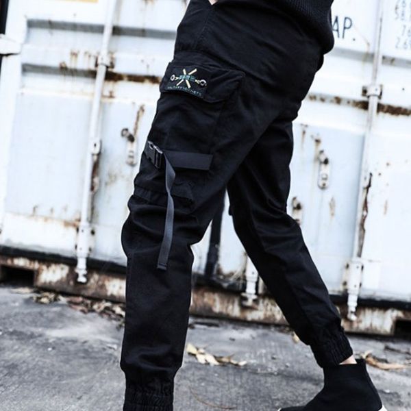 new black cargo pants хип-хоп мальчиков multi-карман эластичный пояс гаремные мужчины streetwear punk брюки jogger мужчины tactical pants
new black cargo pants хип-хоп мальчиков multi-карман эластичный пояс гаремные мужчины streetwear punk брюки jogger мужчины tactical pants
