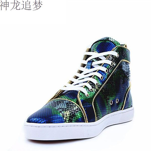 2020-20 new snakeskin men sneakers casual espadrilles printing platform men ankle boots shoes zapatillas hombre, Black
2020-20 new snakeskin men sneakers casual espadrilles printing platform men ankle boots shoes zapatillas hombre, Black