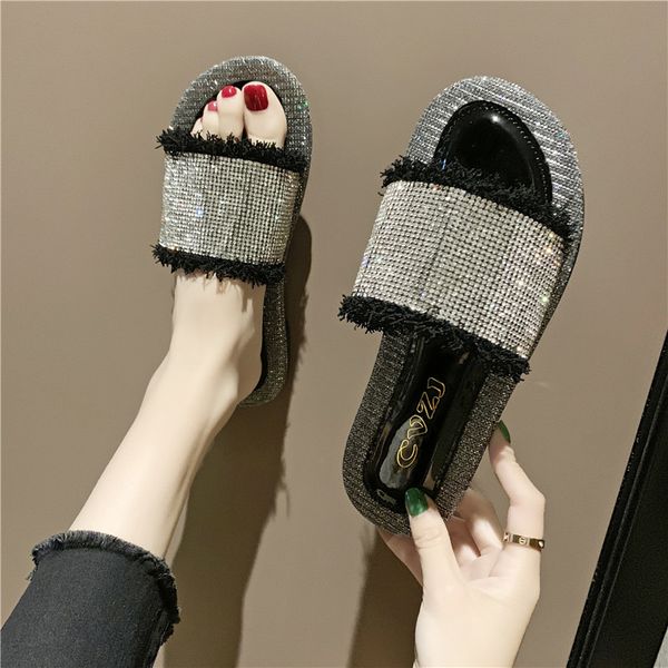 butterfly-knot beach shoes ladies' slippers luxury slides jelly flip flops sabot designer flat soft glitter fabric pu concise, Black
butterfly-knot beach shoes ladies' slippers luxury slides jelly flip flops sabot designer flat soft glitter fabric pu concise, Black