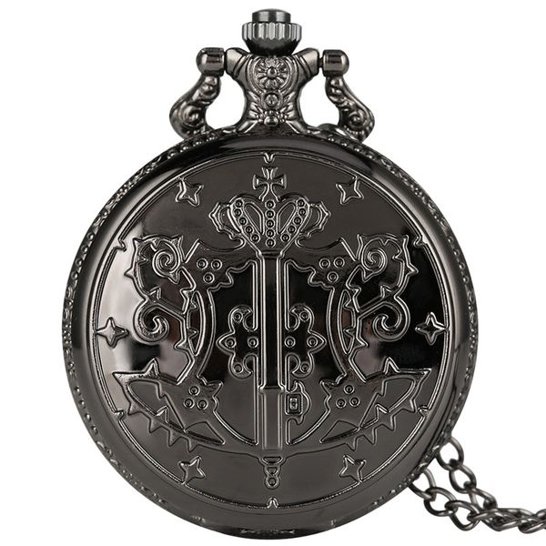 steampunk vintage black butler design pocket watch men women quartz analog watches with necklace chain luminous dial clock, Slivery;golden
steampunk vintage black butler design pocket watch men women quartz analog watches with necklace chain luminous dial clock, Slivery;golden