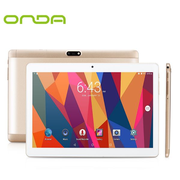 

Onda V10 4G Phablet 10,1-дюймовый IPS-экран Android 5.1 / 7.0 MTK6753 1,3 ГГц Quad Core 1 ГБ / 2 ГБ 16 ГБ / 32 ГБ eMMC Пла