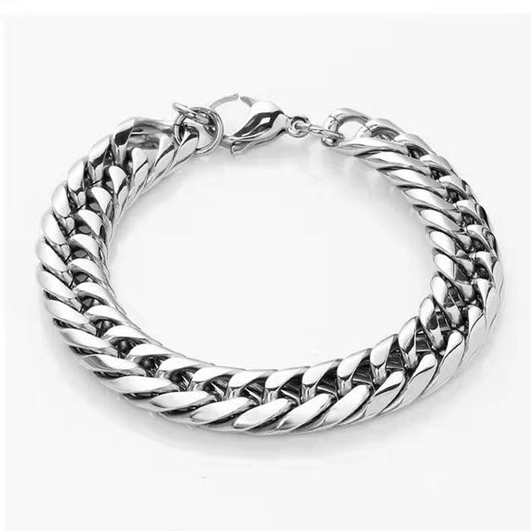manufacturer direct sales europe and america 2019 new simple retro men's stainless steel 16mm steel round grinding cuban chain b, Black
manufacturer direct sales europe and america 2019 new simple retro men's stainless steel 16mm steel round grinding cuban chain b, Black