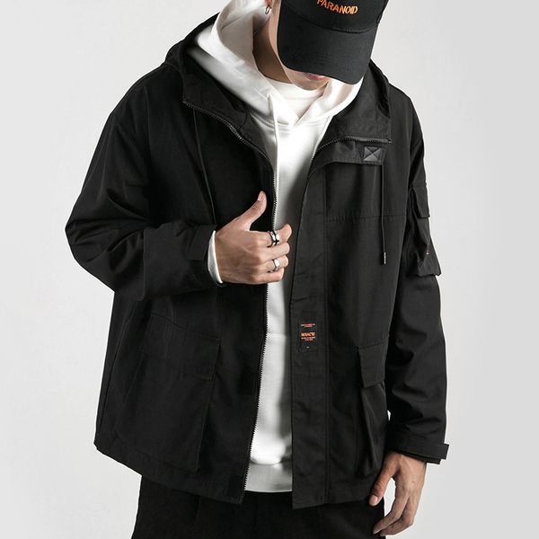 men mens fashion casual jacket solid color jacket coat simple style hit item fall winter loose fit streetwear new trend b102288z, Black;brown
men mens fashion casual jacket solid color jacket coat simple style hit item fall winter loose fit streetwear new trend b102288z, Black;brown