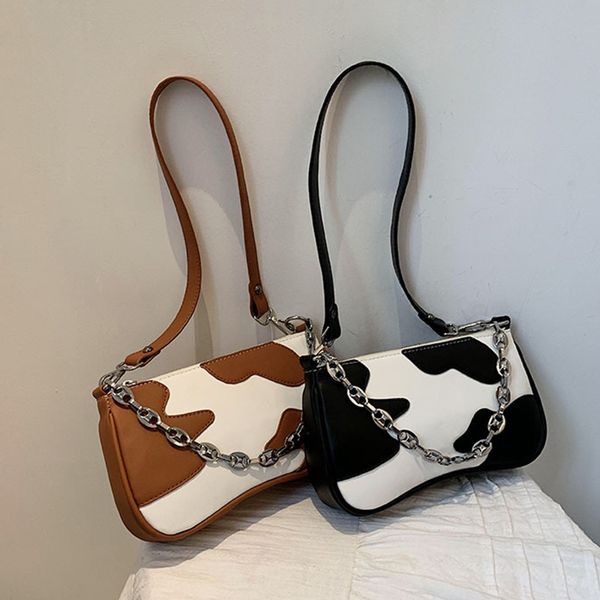 milk cow print women's handbags fashion chain women shoulder bag hit color ladies hand bags baguette underarm women bag 2020 new
milk cow print women's handbags fashion chain women shoulder bag hit color ladies hand bags baguette underarm women bag 2020 new