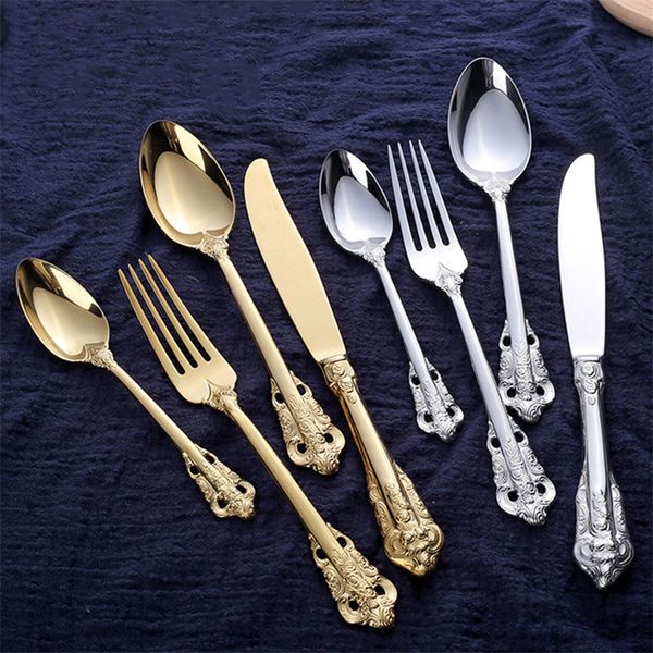 золотой посуды набор wedding luxury ножевые flatware набор серебро из нержавеющей стали 304 ложка нож вилка set
золотой посуды набор wedding luxury ножевые flatware набор серебро из нержавеющей стали 304 ложка нож вилка set