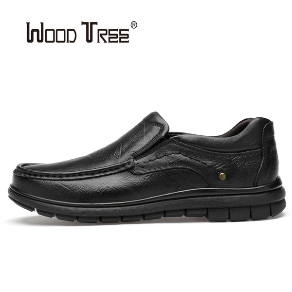 woodtree fashion men's casual shoes spring and autumn leather slippers men's leather driving pea shoes lightweight, Black
woodtree fashion men's casual shoes spring and autumn leather slippers men's leather driving pea shoes lightweight, Black