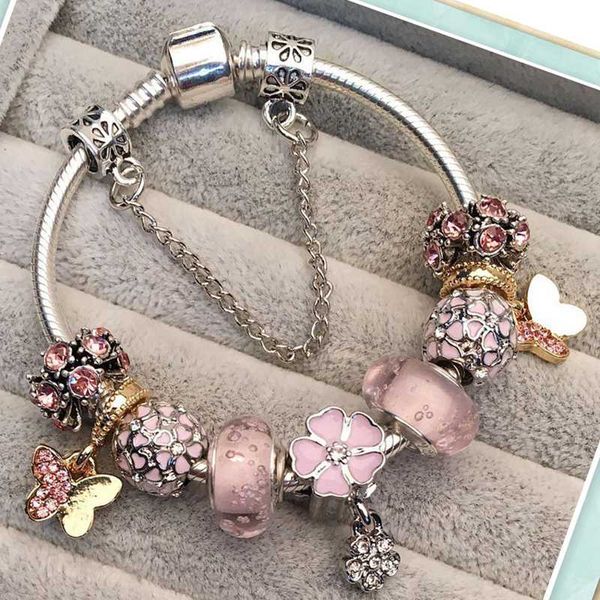 lovely butterfly pendant charm bracelets & bangles luxury crystal pink beads bracelets for women jewellery pulseira feminina, Golden;silver
lovely butterfly pendant charm bracelets & bangles luxury crystal pink beads bracelets for women jewellery pulseira feminina, Golden;silver