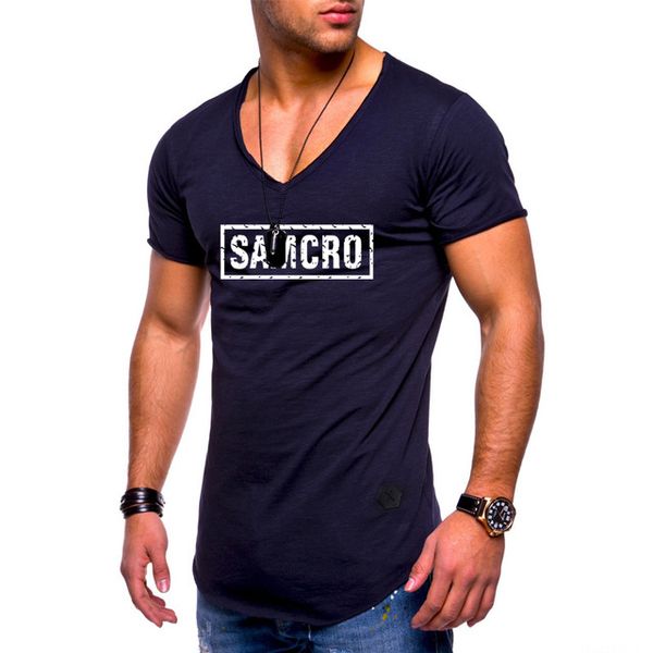 summer men's t-shirt for soa sons of anarchy the child samcro printed cotton solid color v-neck short sleeve male t-shirt p
summer men's t-shirt for soa sons of anarchy the child samcro printed cotton solid color v-neck short sleeve male t-shirt p