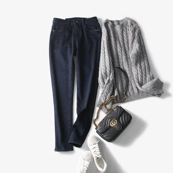 2019 autumn&winter new arrival office lady jeans trousers pants women lady hmr19347nov3, Blue
2019 autumn&winter new arrival office lady jeans trousers pants women lady hmr19347nov3, Blue