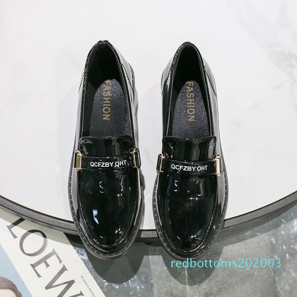 small leather shoes women shoes single spring and autumn new autumn pea flat casual dad wild one pedal r03, Black
small leather shoes women shoes single spring and autumn new autumn pea flat casual dad wild one pedal r03, Black