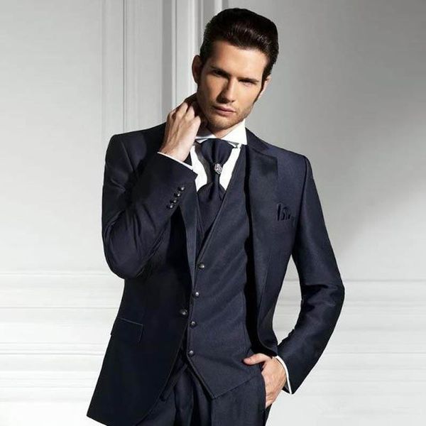 handsome one button groomsmen notch lapel groom tuxedos men suits wedding/prom/dinner man blazer(jacket+pants+tie+vest) 716, Black;gray
handsome one button groomsmen notch lapel groom tuxedos men suits wedding/prom/dinner man blazer(jacket+pants+tie+vest) 716, Black;gray