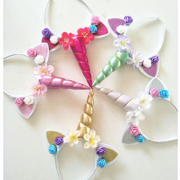 magical unicorn horn floral headband fashion sequined ear kid party hair accessories girl glitter flower hair hoop chirldren gift supplies
magical unicorn horn floral headband fashion sequined ear kid party hair accessories girl glitter flower hair hoop chirldren gift supplies