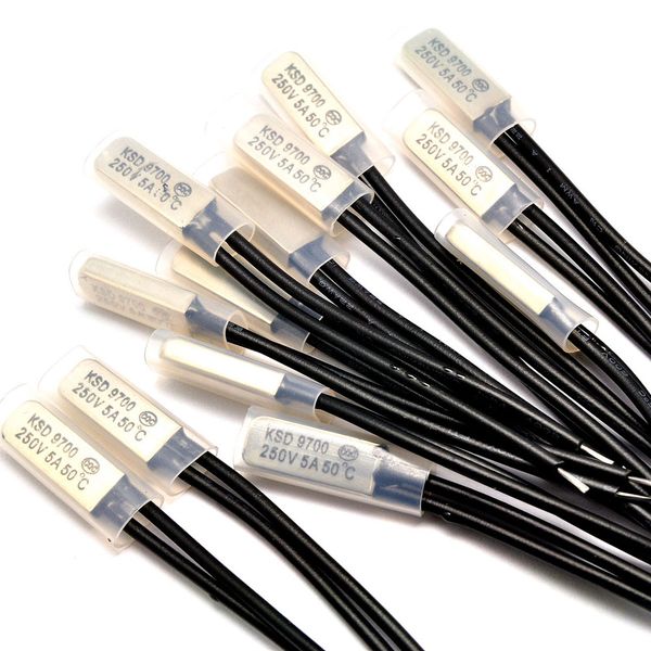 ksd9700 50 degree temperature control switch normally closed thermal protector 5a 250v
ksd9700 50 degree temperature control switch normally closed thermal protector 5a 250v