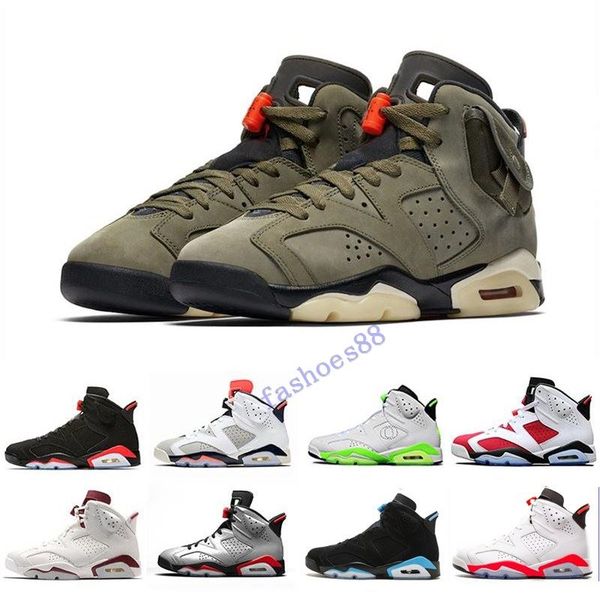 travis scotts x 6 medium olive 6s men basketball shoes tinker black infrared cactus jack sport blue oregon mens sports sneakers us 7-13
travis scotts x 6 medium olive 6s men basketball shoes tinker black infrared cactus jack sport blue oregon mens sports sneakers us 7-13