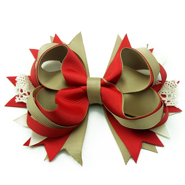 5 inch christmas ribbon hair clip for girls kids teens senior kids hair bows accessories, Slivery;white
5 inch christmas ribbon hair clip for girls kids teens senior kids hair bows accessories, Slivery;white