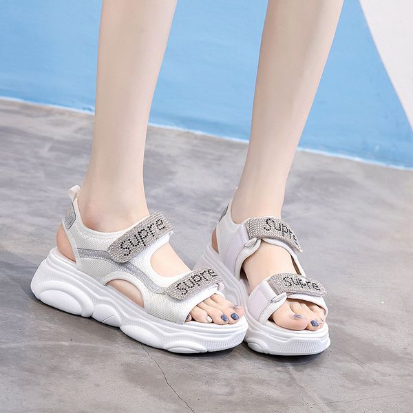 wedges shoes for women sports sandals summer shoes 2019 mesh casual femme platform sandals plus size girl genuine leather casual shoes, Black
wedges shoes for women sports sandals summer shoes 2019 mesh casual femme platform sandals plus size girl genuine leather casual shoes, Black