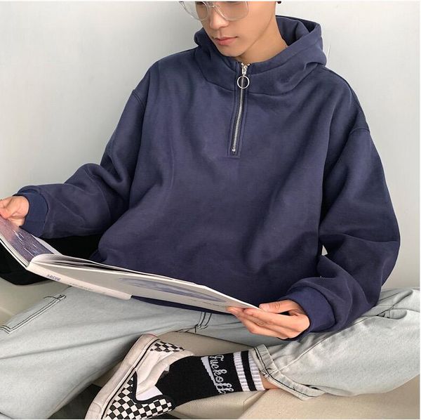 2019 autumn and winter clothing men's simple thickening fleece warm hooded pullover gray / black / red m-2xl
2019 autumn and winter clothing men's simple thickening fleece warm hooded pullover gray / black / red m-2xl