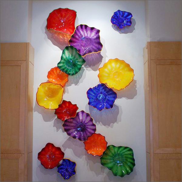 custom made fancy blown murano glass wall plates popular art decor chihuly style multicolor murano glass hanging plates wall art
custom made fancy blown murano glass wall plates popular art decor chihuly style multicolor murano glass hanging plates wall art