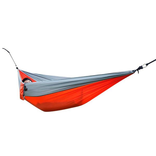 portable outdoor nylon parachute fabric double person hammock garden camping sports garden hang bed
portable outdoor nylon parachute fabric double person hammock garden camping sports garden hang bed