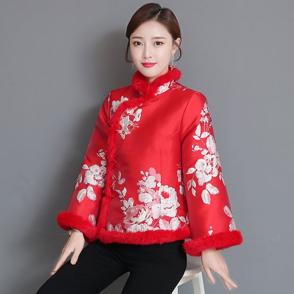 chinese new year clothes for women shanghai tang clothes warm ladies chinese cheongsam style clothing women ta1914, Red
chinese new year clothes for women shanghai tang clothes warm ladies chinese cheongsam style clothing women ta1914, Red