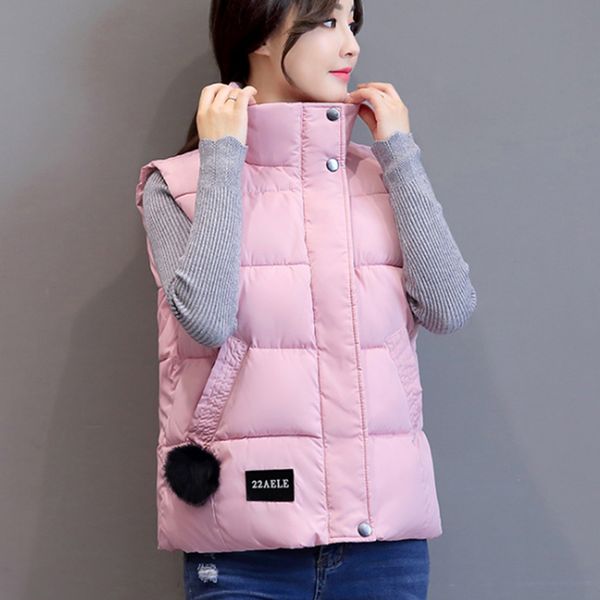 2019 new slim short sleeveless vest winter coat women casual outerwear thin clothing fashion ladies warm pink color jackets, Tan;black
2019 new slim short sleeveless vest winter coat women casual outerwear thin clothing fashion ladies warm pink color jackets, Tan;black