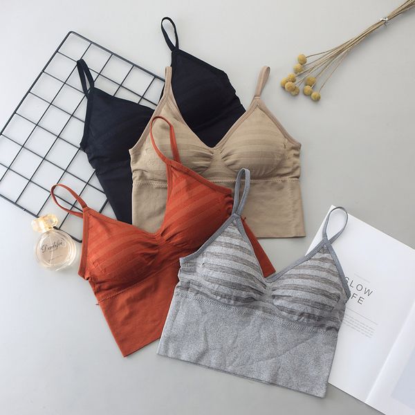 4 colors women's stripe yoga bras sports bra workout gym crop high impact fitness bras, White;black
4 colors women's stripe yoga bras sports bra workout gym crop high impact fitness bras, White;black