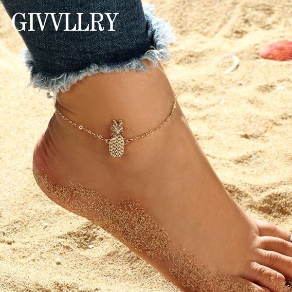 givvllry creative pineapple charm anklet for women elegant minimalist gold color chain fruit ananas ankle bracelet foot jewelry, Red;blue
givvllry creative pineapple charm anklet for women elegant minimalist gold color chain fruit ananas ankle bracelet foot jewelry, Red;blue