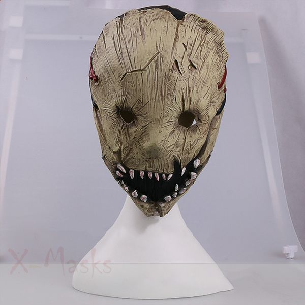 

dead by daylight mask cosplay costume latex masks dulex cosplay halloween prop mask for prank scary horror larp ghost face