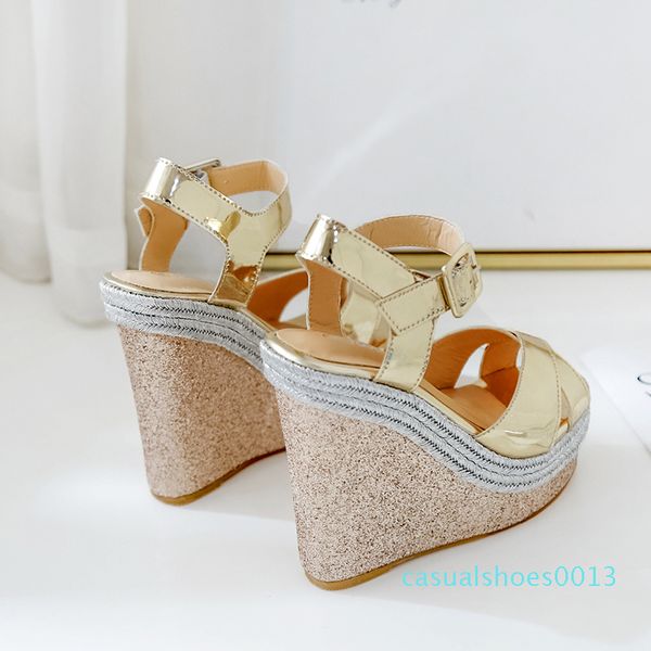 heels white gold cross strap wedge shoes platform high heels fashion luxury designer women shoes size 35 to 40 c13, Black
heels white gold cross strap wedge shoes platform high heels fashion luxury designer women shoes size 35 to 40 c13, Black