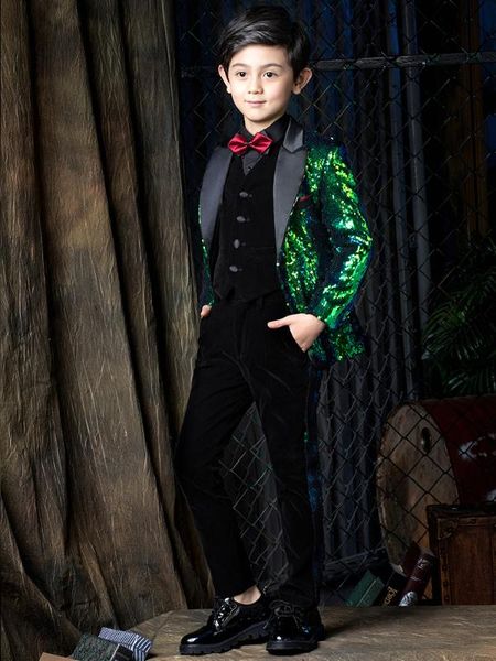 yuanlu boys suits for wedding party shiny green kids suits baby blazer boys outfits child clothes formal toddler costume, Black
yuanlu boys suits for wedding party shiny green kids suits baby blazer boys outfits child clothes formal toddler costume, Black