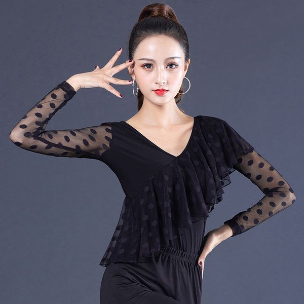 2020 latin dance ballroom dance dress black dancing show costume women modern clothes flamengo wear latin top, Black;red
2020 latin dance ballroom dance dress black dancing show costume women modern clothes flamengo wear latin top, Black;red