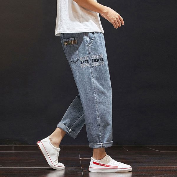 fashion streetwear men jeans loose fit embroidery designer harem pants retro blue korean style hip hop jeans men casual trousers
fashion streetwear men jeans loose fit embroidery designer harem pants retro blue korean style hip hop jeans men casual trousers