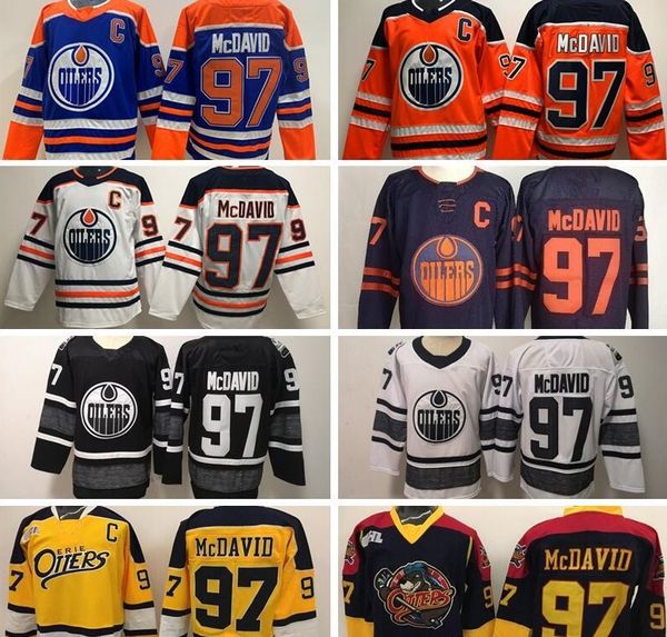 edmonton oilers connor mcdavid jersey 97 college otters premier ohl ice hockey 50th anniversary orange white blue black man woman kids youth, Black;red
edmonton oilers connor mcdavid jersey 97 college otters premier ohl ice hockey 50th anniversary orange white blue black man woman kids youth, Black;red