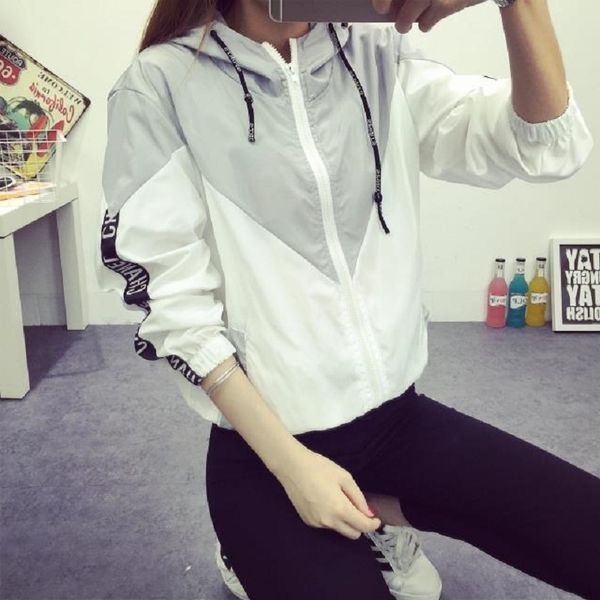 dropshipping europe and the united states in the summer 2018 women s clothing color matching elastic waist hooded jacket, Black;brown
dropshipping europe and the united states in the summer 2018 women s clothing color matching elastic waist hooded jacket, Black;brown