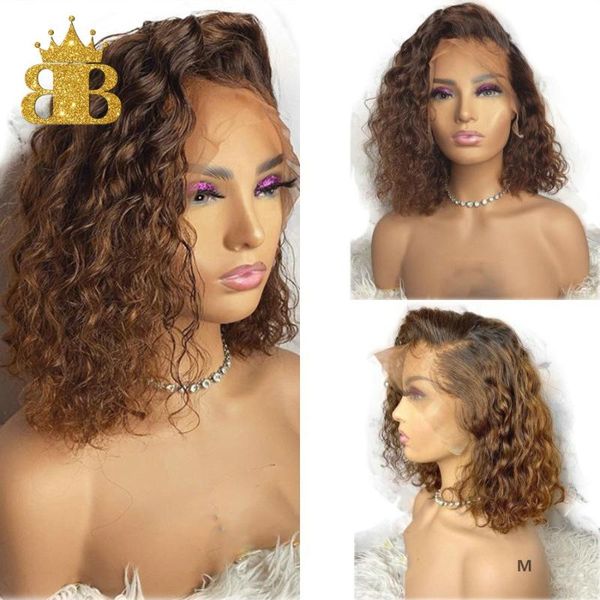 130% curly короткого боб парик фронта шнурок 13x4 бразильского remy человеческих волос парики ombre 1b / 27 цвет pre щипковых для женщин сре, Black;brown
130% curly короткого боб парик фронта шнурок 13x4 бразильского remy человеческих волос парики ombre 1b / 27 цвет pre щипковых для женщин сре, Black;brown
