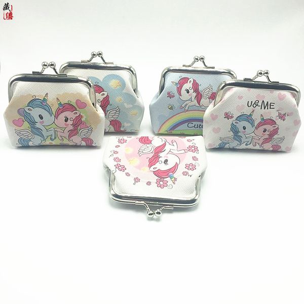 6 styles fashion mini unicorn pattern purse wallet bag children girls cute pu coin purses for girl gift, White
6 styles fashion mini unicorn pattern purse wallet bag children girls cute pu coin purses for girl gift, White