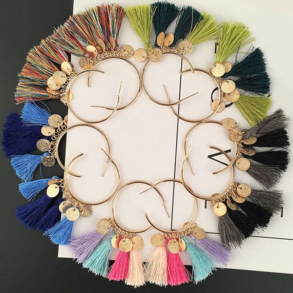 tassel big circle disc hoop earrings female boho fashion jewelry gold elegant evening party earring ladies 2020 women, Golden
tassel big circle disc hoop earrings female boho fashion jewelry gold elegant evening party earring ladies 2020 women, Golden