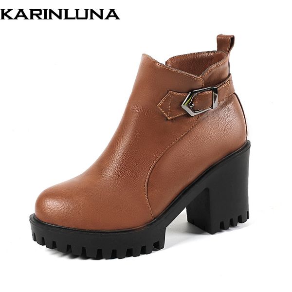 karinluna new arrivals large size 42 winter warm fur women ankle boots shoes platform square high heels woman shoes boots, Black
karinluna new arrivals large size 42 winter warm fur women ankle boots shoes platform square high heels woman shoes boots, Black